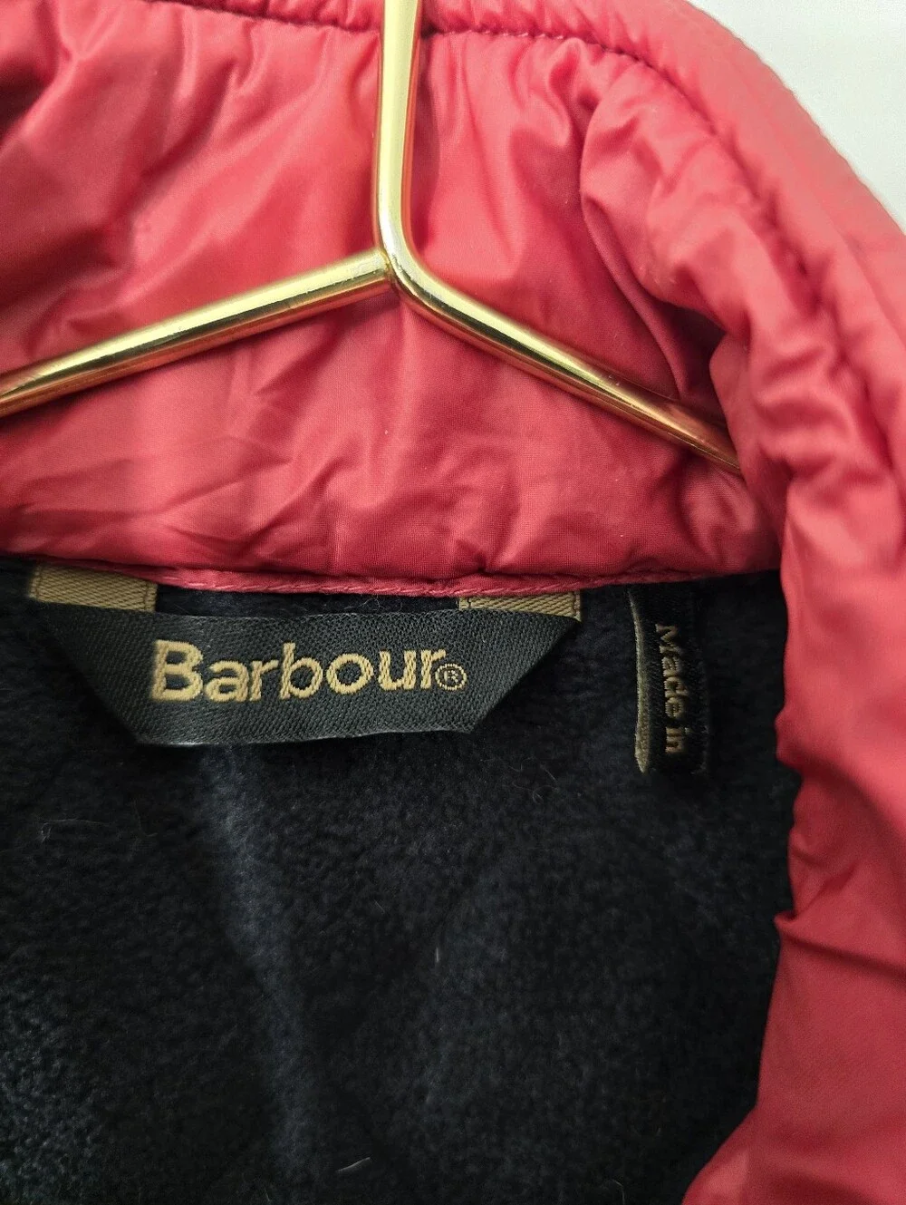 Barbour Wray Gilet Quilted Double Zip Waistcoat Vest Layering Outerwear Size 8